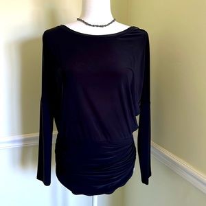 EXPRESS Relaxed Banded-Hem “London” Top